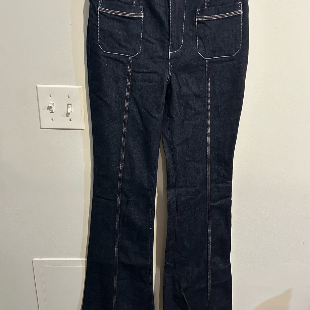 Abercrombie & Fitch Dark Indigo Flare Jeans